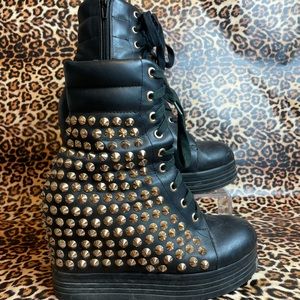 Jeffrey Campbell wedge boot